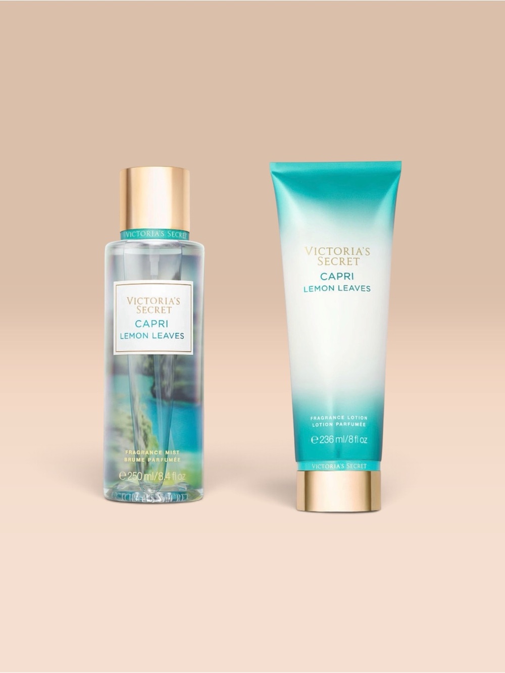 Victoria's Secret CAPRI LEMON LEAVES Fragrance Mist and Lotion